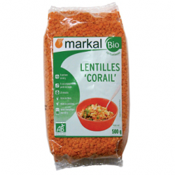 Lentilles rouges corail (500g)