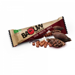 Barre Cacao Noisette Vanille 25g BIO