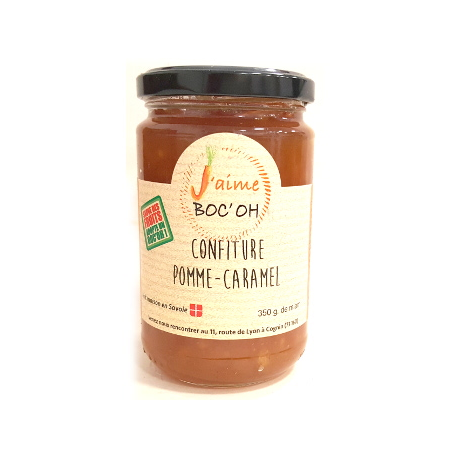 Confiture Pomme-caramel anti-gaspi (350g)