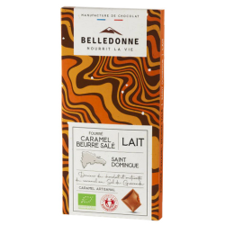 Chocolat bio noir amandes Belledonne (Tablette 100g)