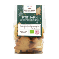 Biscuits Sapins de Noël  bio vrac Belledonne (vrac 200g)