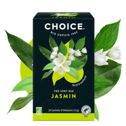 Thé vert bio jasmin (4 sachets vrac)